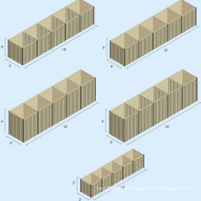 Galvanized Hesco Barrier Steel Welded Gabion Boxes